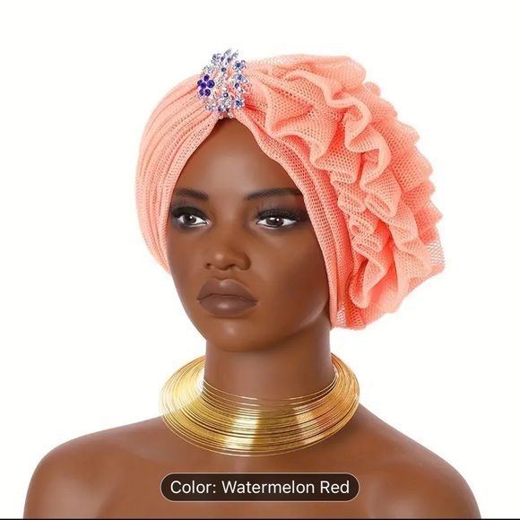 Accessories - Watermelon Red Rhinestone headwear